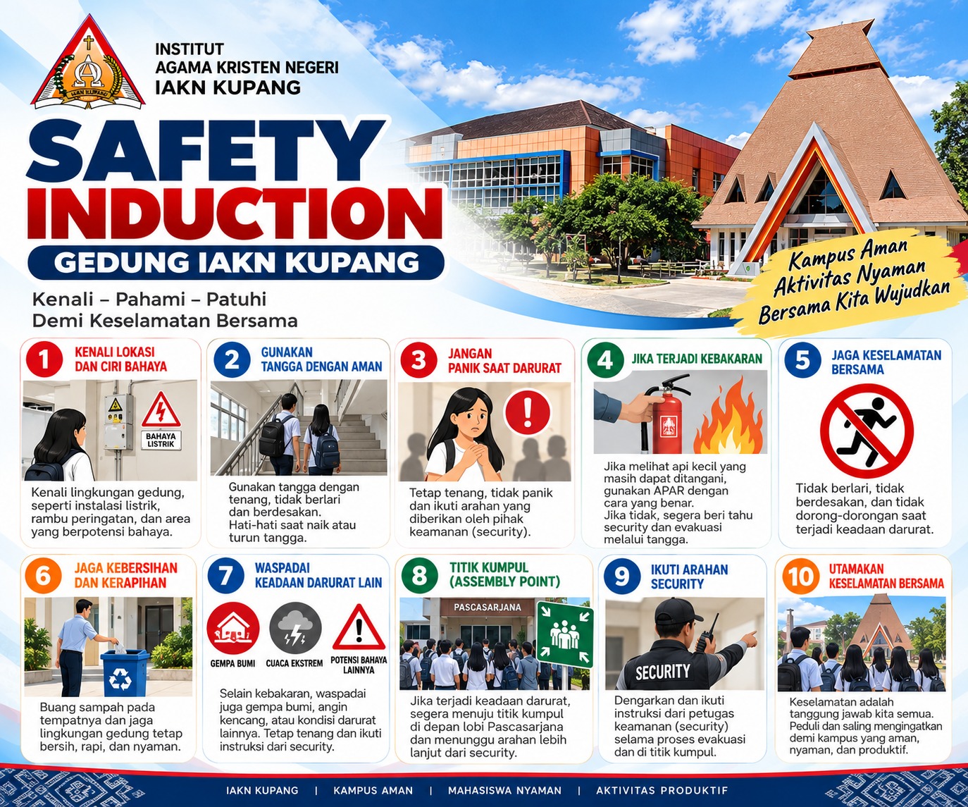 Safety Induction Building IAKN Kupang